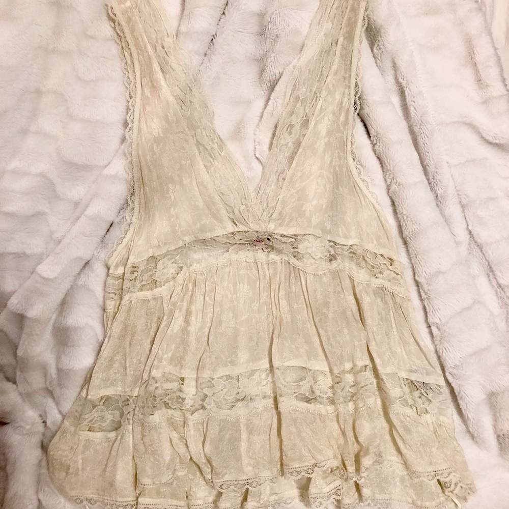 Free People Lace Tank
